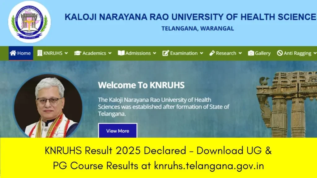 KNRUHS Result 2025