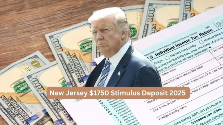 New Jersey $1750 Stimulus Deposit 2025