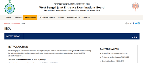 WBJEE JECA Admit Card 2025